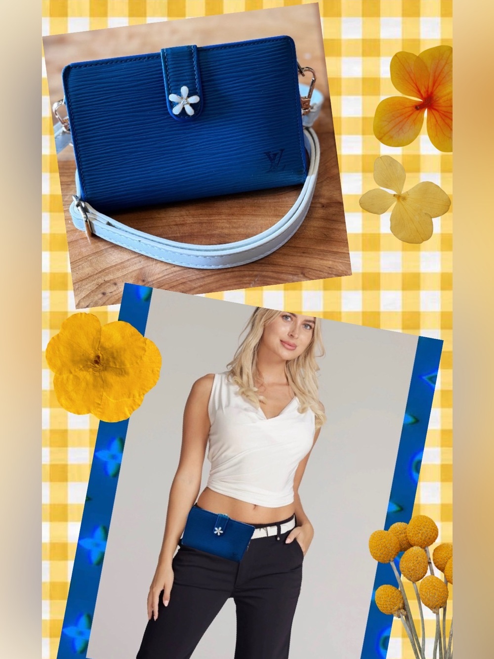 Louis Vuitton Epi Porte Monnaie Billets Viennois Leather reinvented Crossbody